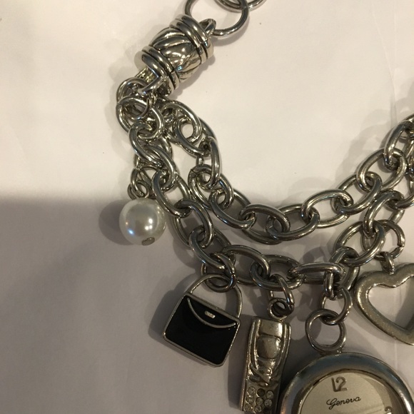 Geneva Charm Bracelet Watch - Picture 5 of 6